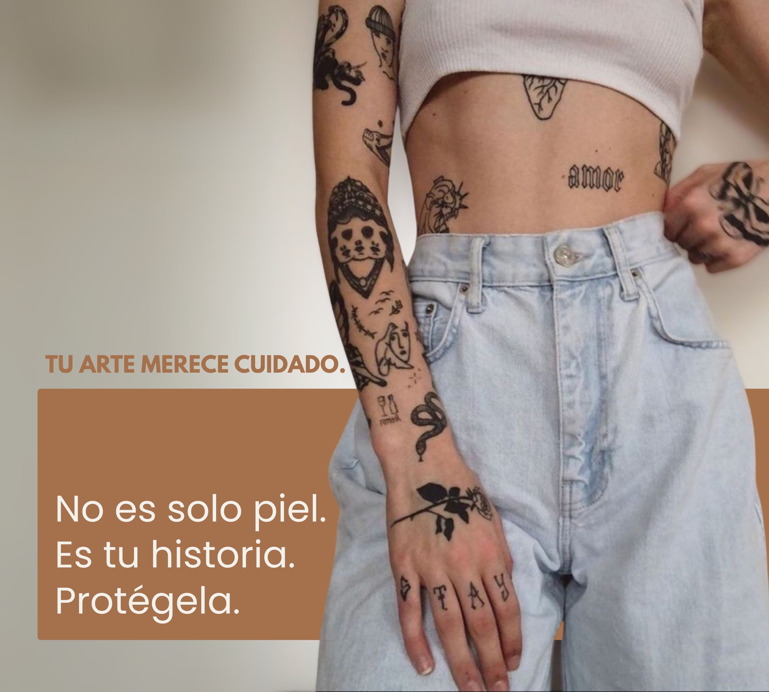 Tattoo Balm +50FPS 150gr. | Bálsamo para Tatuajes con Protección Solar e Hidratación Diaria