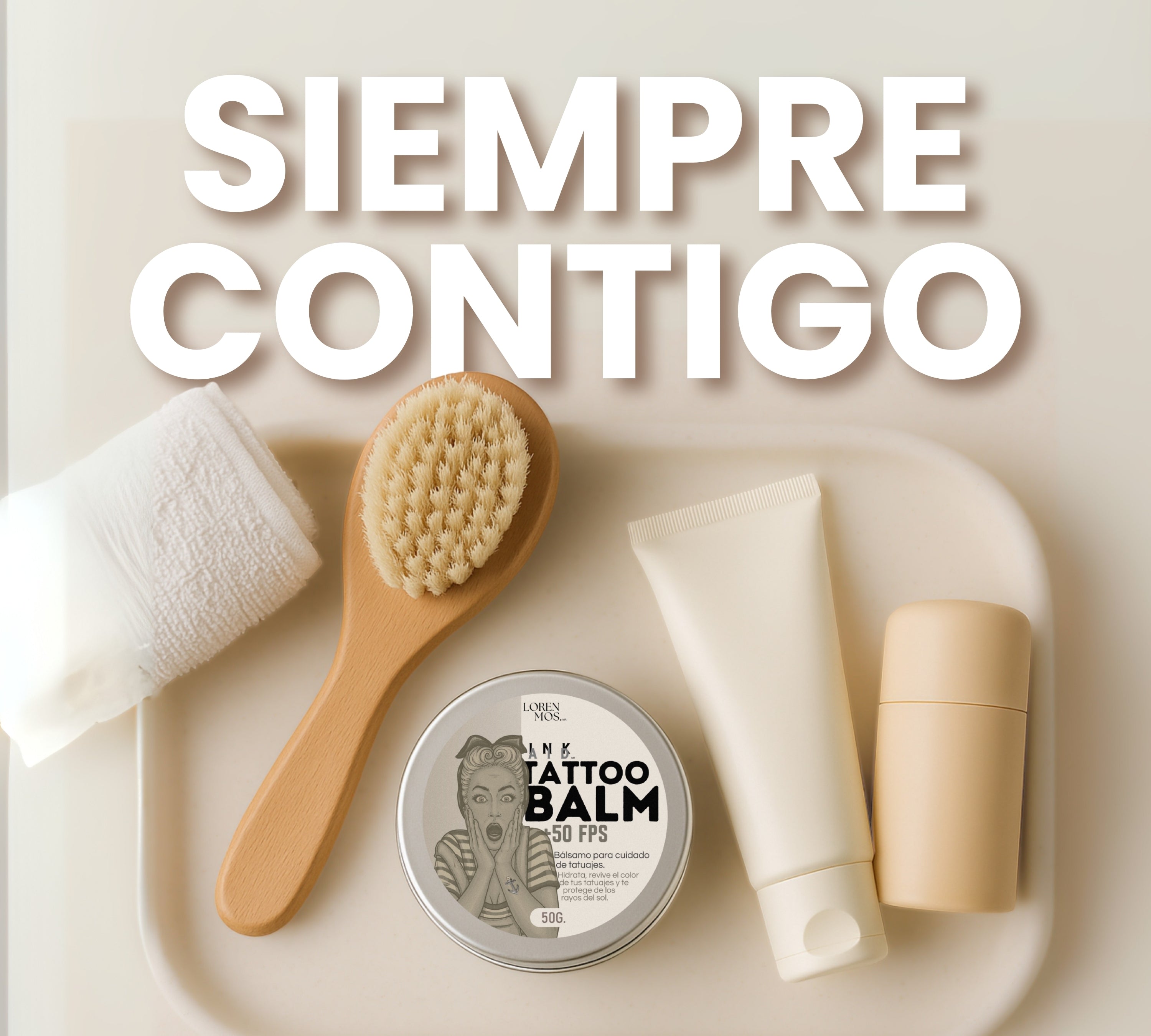 Tattoo Balm +50FPS 150gr. | Bálsamo para Tatuajes con Protección Solar e Hidratación Diaria