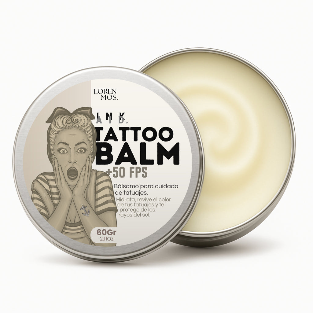Tattoo Balm +50FPS 60gr. | Bálsamo para Tatuajes con Protección Solar e Hidratación Diaria