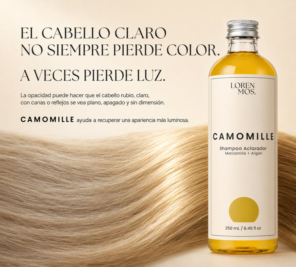 CAMOMILLE SHAMPOO ACLARADOR DE MANZANILLA Y ARGÁN