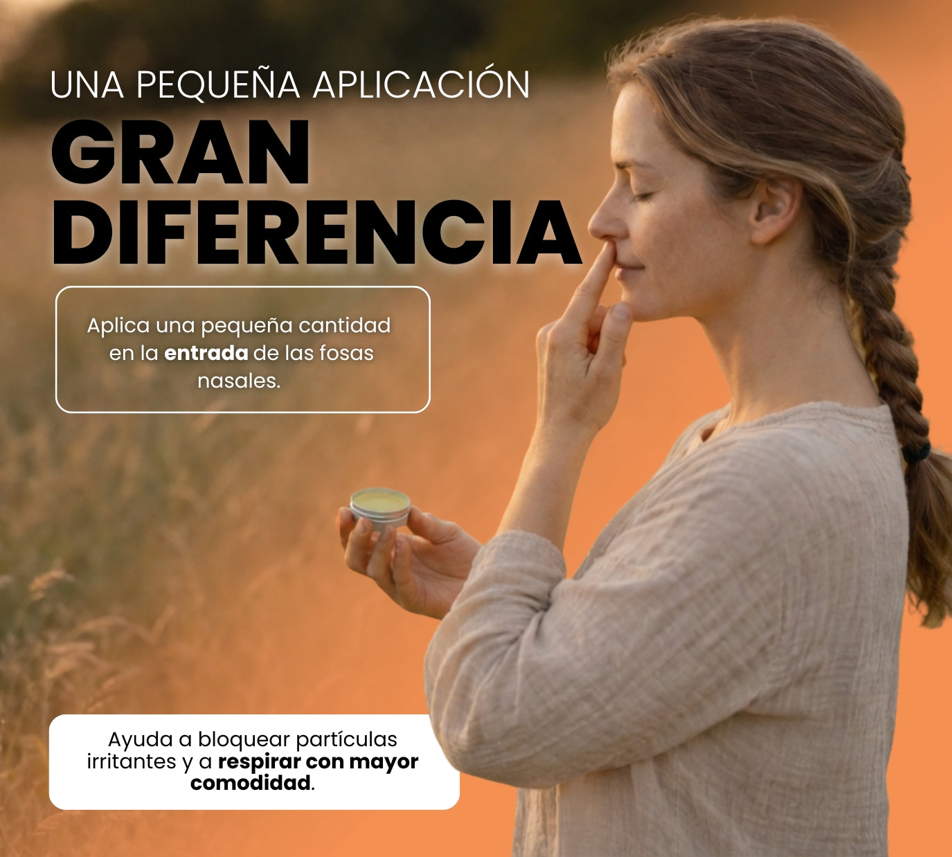 AlerCare Original 10gr. | Barrera Nasal Anti Alergias que Bloquea Polen, Polvo y Ácaros y Despeja la Respiración al Instante