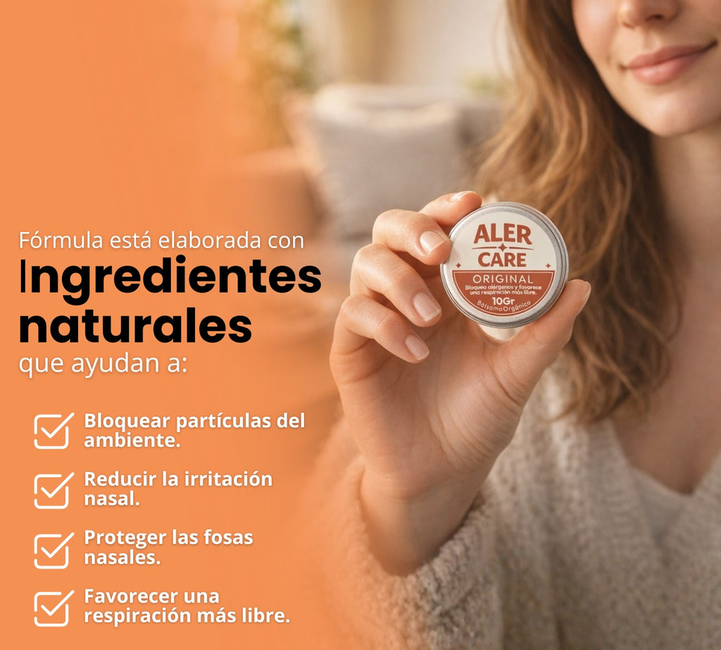 AlerCare Original 10gr. | Barrera Nasal Anti Alergias que Bloquea Polen, Polvo y Ácaros y Despeja la Respiración al Instante