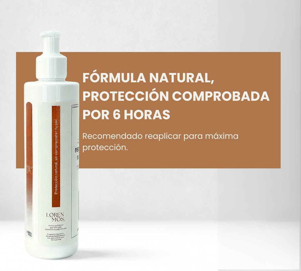 Crema Repelente Natural 250 ml – Protección Intensiva contra Moscos y Zancudos hasta 6h – Fórmula con Citronela y Eucalipto – Hidratante, Vegana, Biodegradable y Apta para Toda la Familia