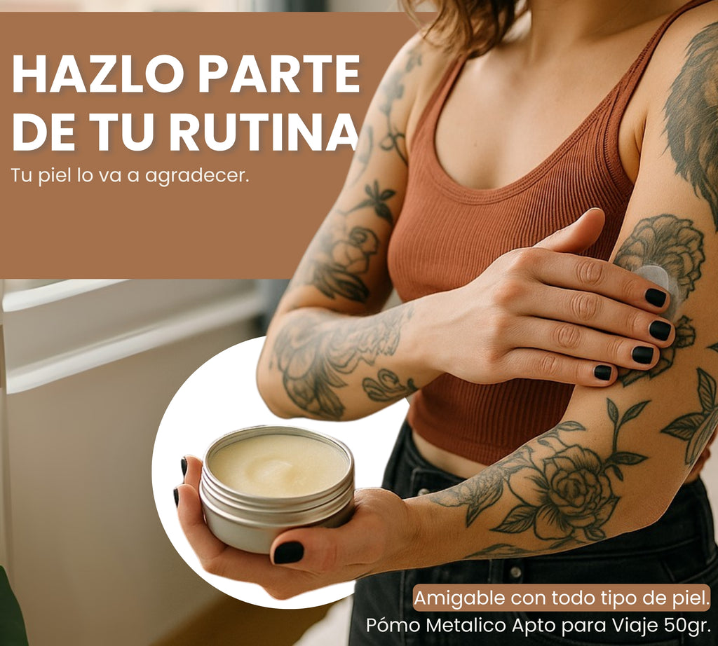 Tattoo Balm +50FPS 60gr. | Bálsamo para Tatuajes con Protección Solar e Hidratación Diaria