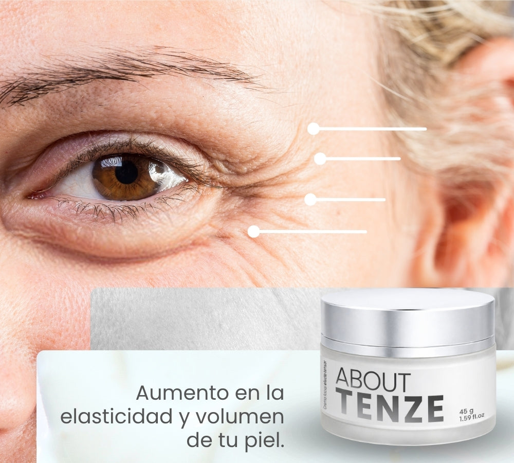 About Tenze 45g | Crema Facial Efecto Tensor Tipo Botox | Reafirma, Suaviza Líneas y Mejora la Apariencia de la Piel