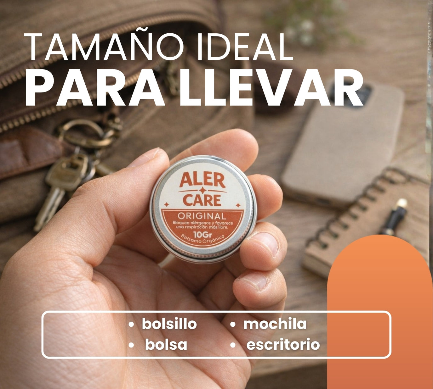 AlerCare Original 10gr. | Barrera Nasal Anti Alergias que Bloquea Polen, Polvo y Ácaros y Despeja la Respiración al Instante