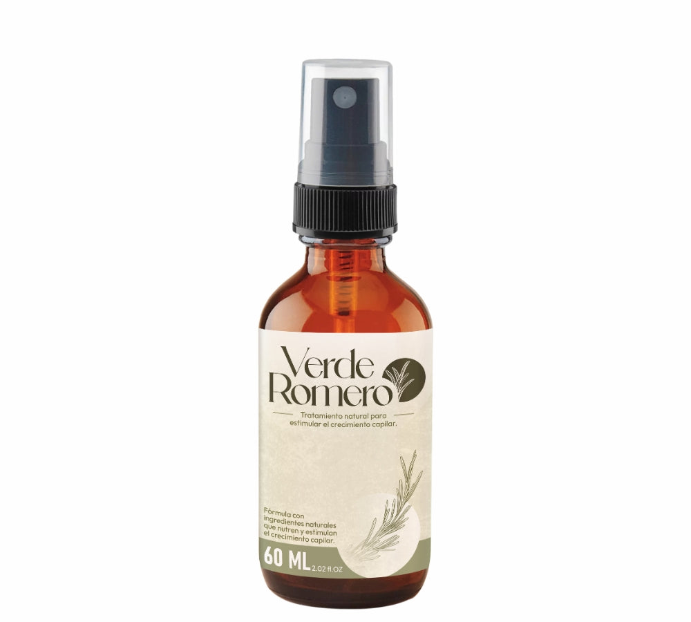 Verde Romero 60ml | Spray Capilar para Crecimiento, Anticaída y Cabello Más Fuerte